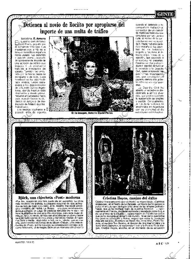 ABC MADRID 19-09-1995 página 129