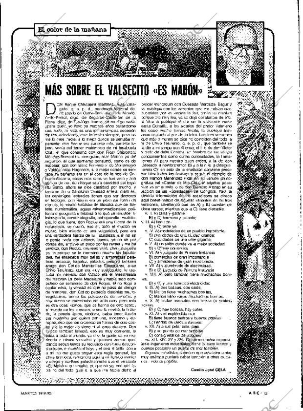 ABC MADRID 19-09-1995 página 13