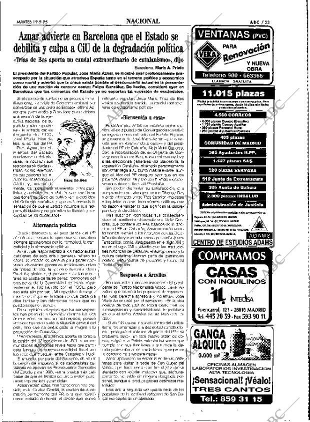 ABC MADRID 19-09-1995 página 23