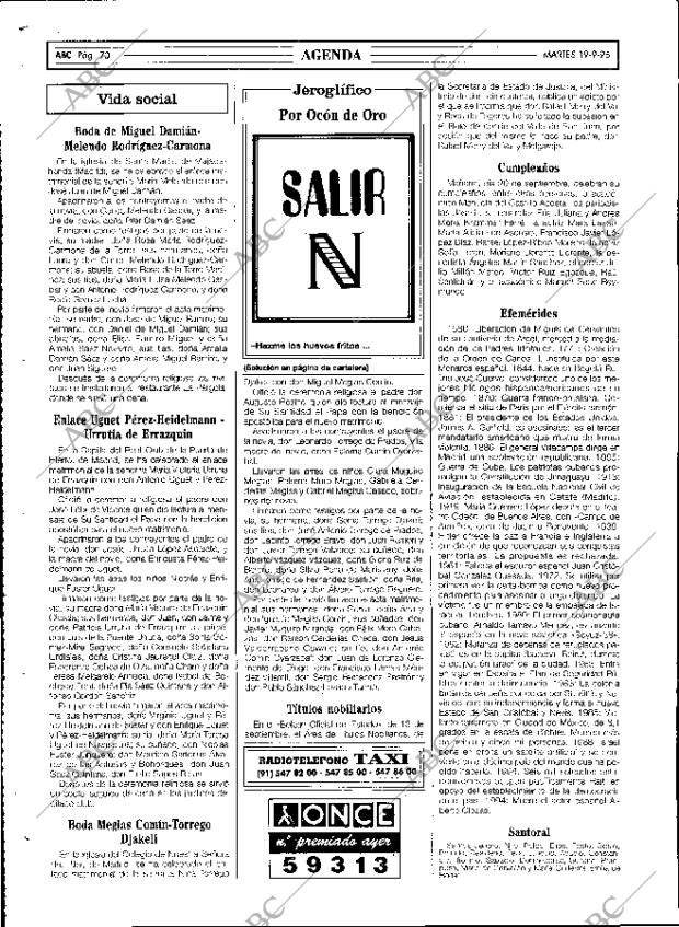 ABC MADRID 19-09-1995 página 70