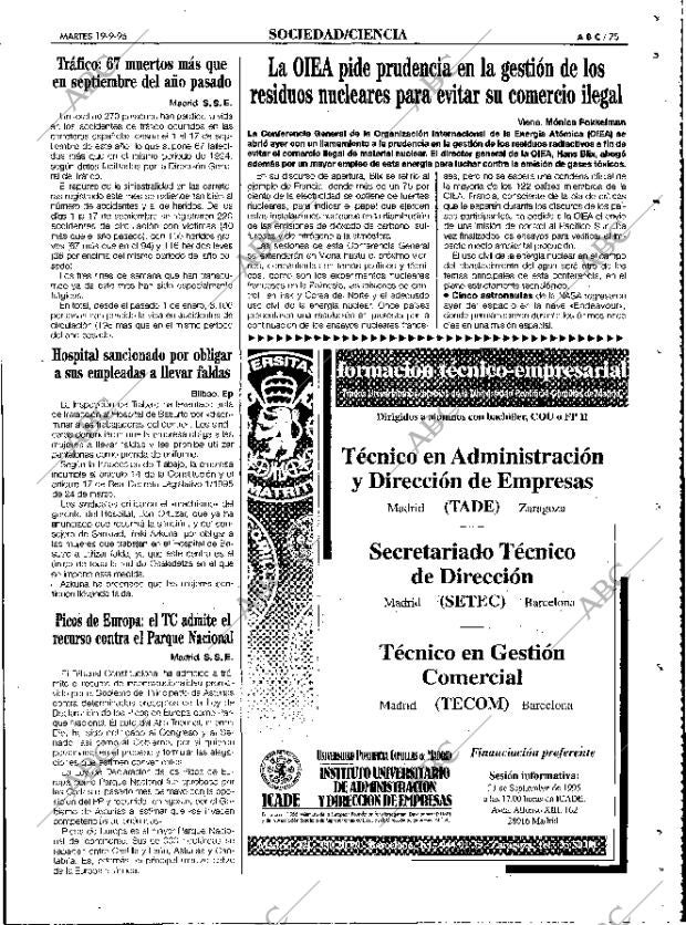 ABC MADRID 19-09-1995 página 75