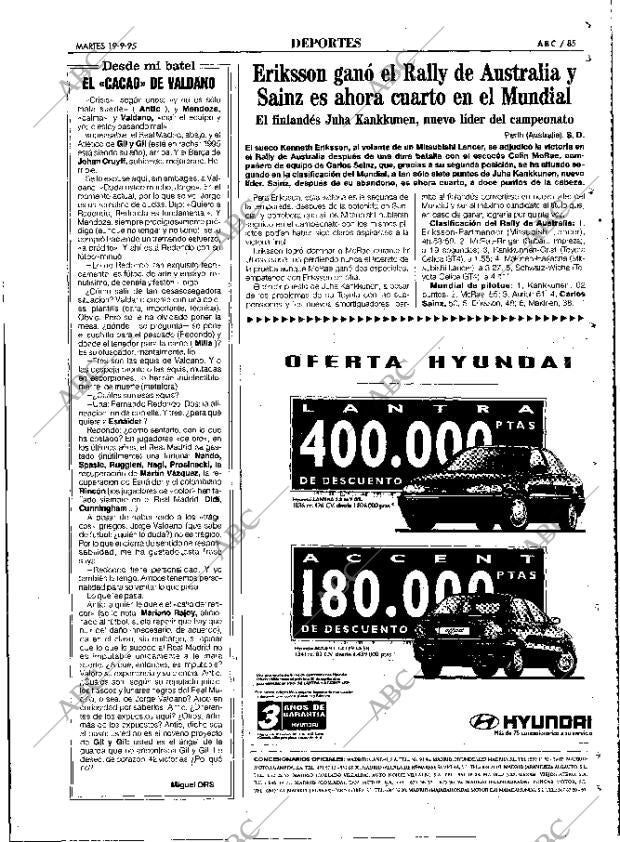 ABC MADRID 19-09-1995 página 85