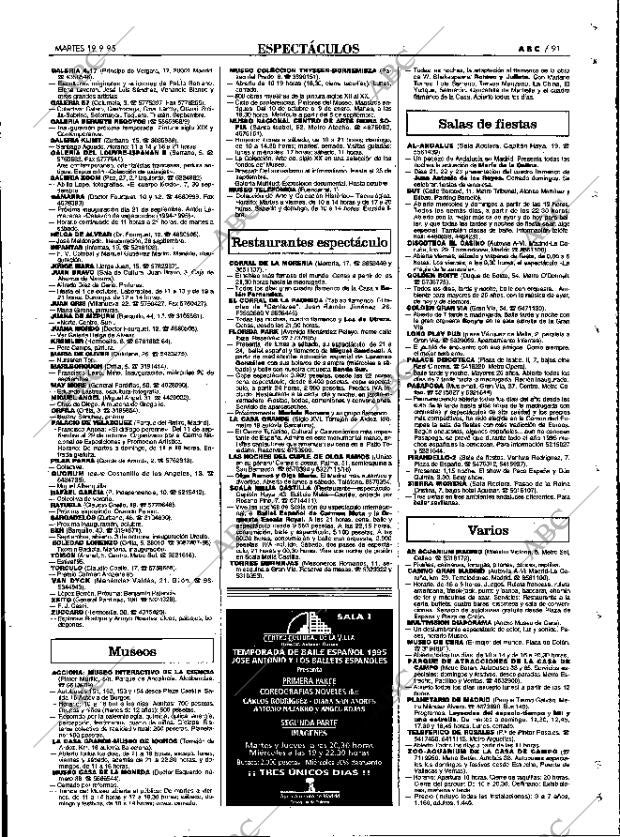 ABC MADRID 19-09-1995 página 91