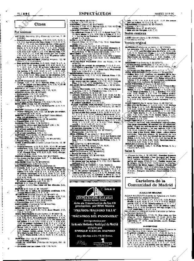 ABC MADRID 19-09-1995 página 92