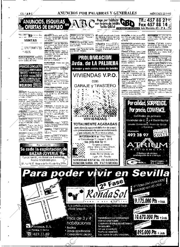 ABC SEVILLA 20-09-1995 página 102