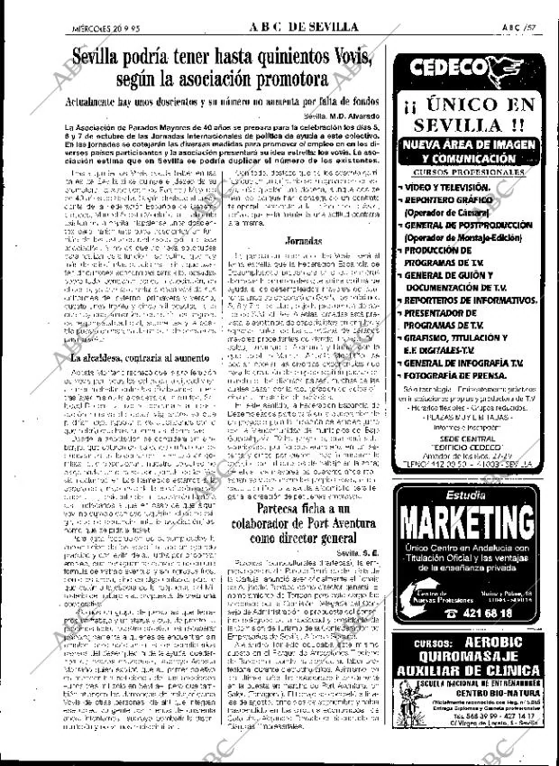 ABC SEVILLA 20-09-1995 página 57