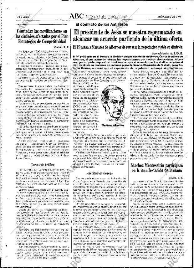 ABC SEVILLA 20-09-1995 página 74