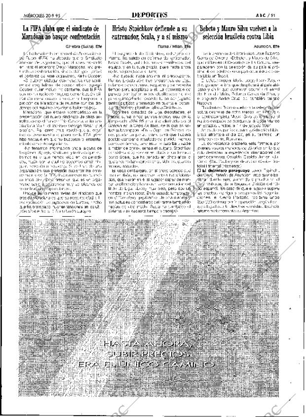 ABC SEVILLA 20-09-1995 página 91