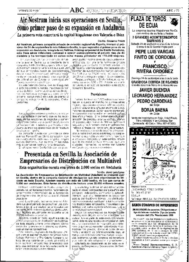 ABC SEVILLA 22-09-1995 página 73