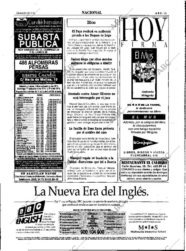 ABC MADRID 23-09-1995 página 25