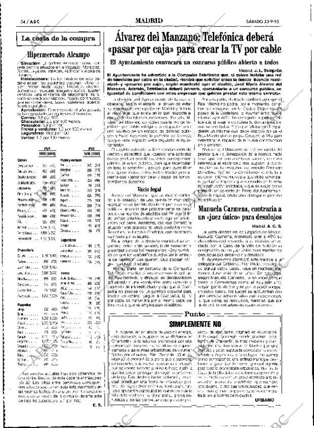 ABC MADRID 23-09-1995 página 54