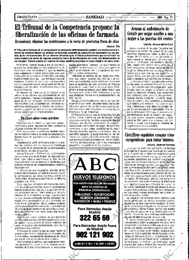 ABC MADRID 23-09-1995 página 71