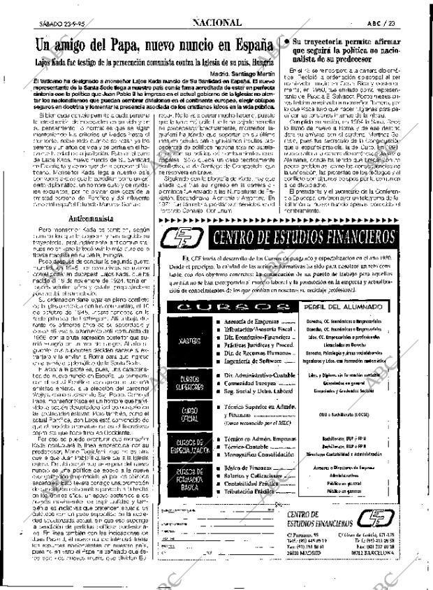 ABC SEVILLA 23-09-1995 página 23