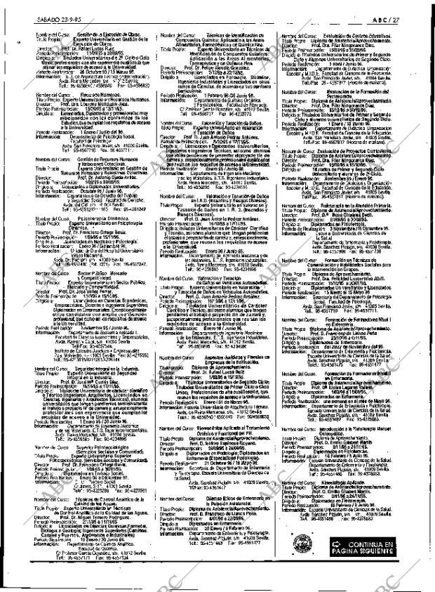 ABC SEVILLA 23-09-1995 página 27