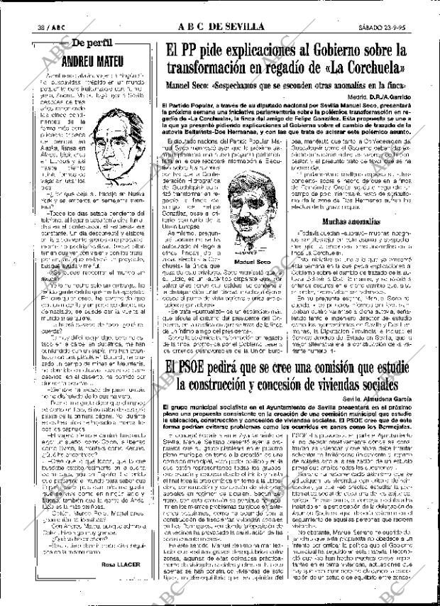 ABC SEVILLA 23-09-1995 página 38
