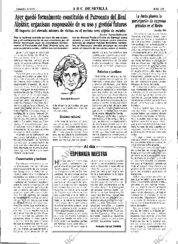 ABC SEVILLA 23-09-1995 página 39