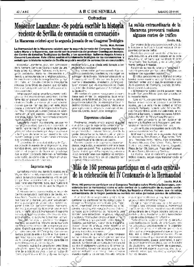 ABC SEVILLA 23-09-1995 página 42