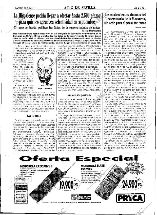 ABC SEVILLA 23-09-1995 página 43