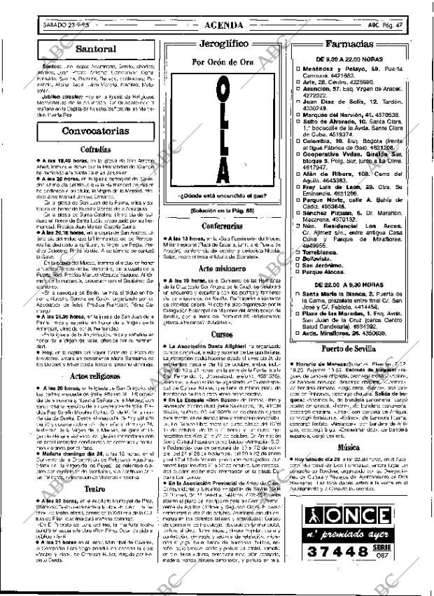 ABC SEVILLA 23-09-1995 página 47