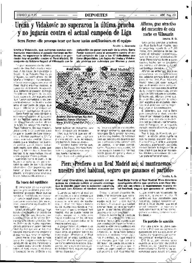 ABC SEVILLA 23-09-1995 página 63
