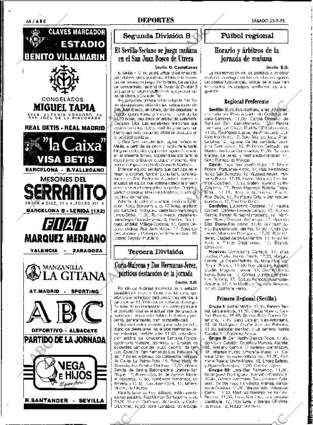 ABC SEVILLA 23-09-1995 página 68