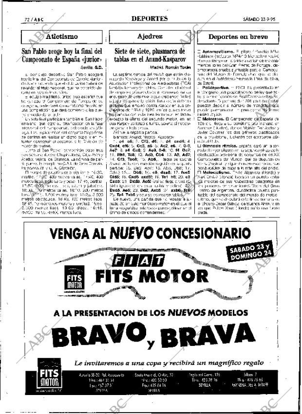 ABC SEVILLA 23-09-1995 página 72