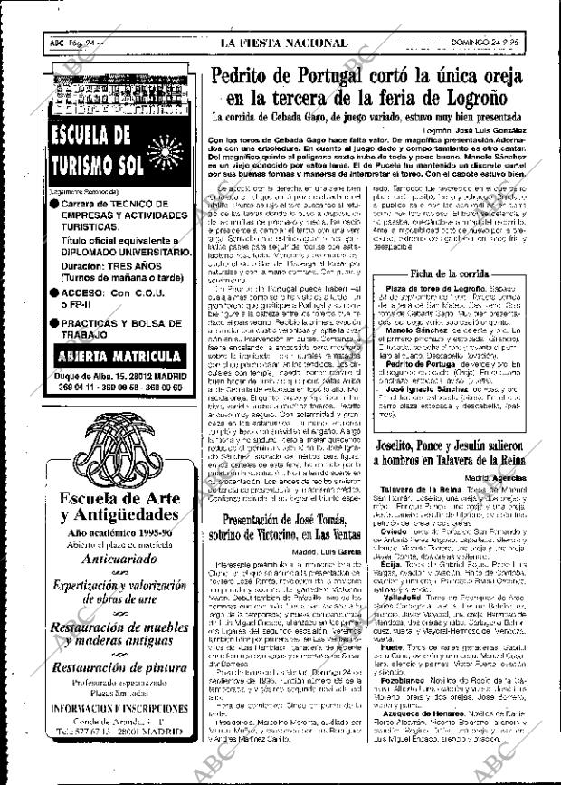 ABC MADRID 24-09-1995 página 94