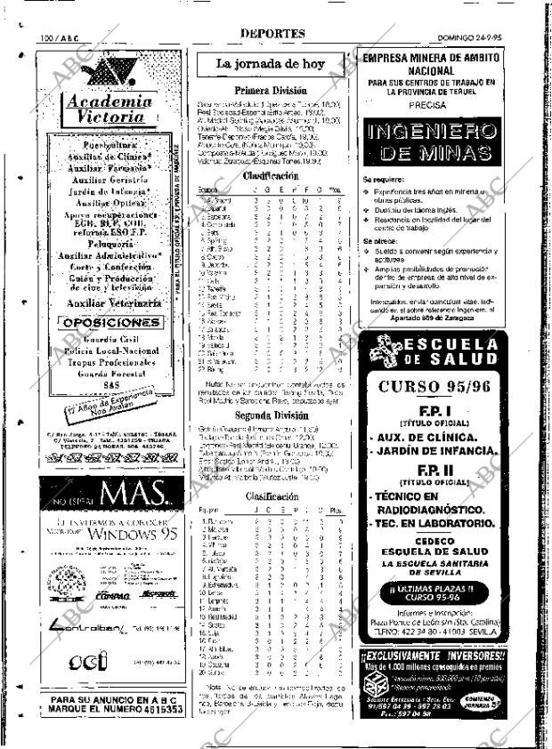 ABC SEVILLA 24-09-1995 página 100