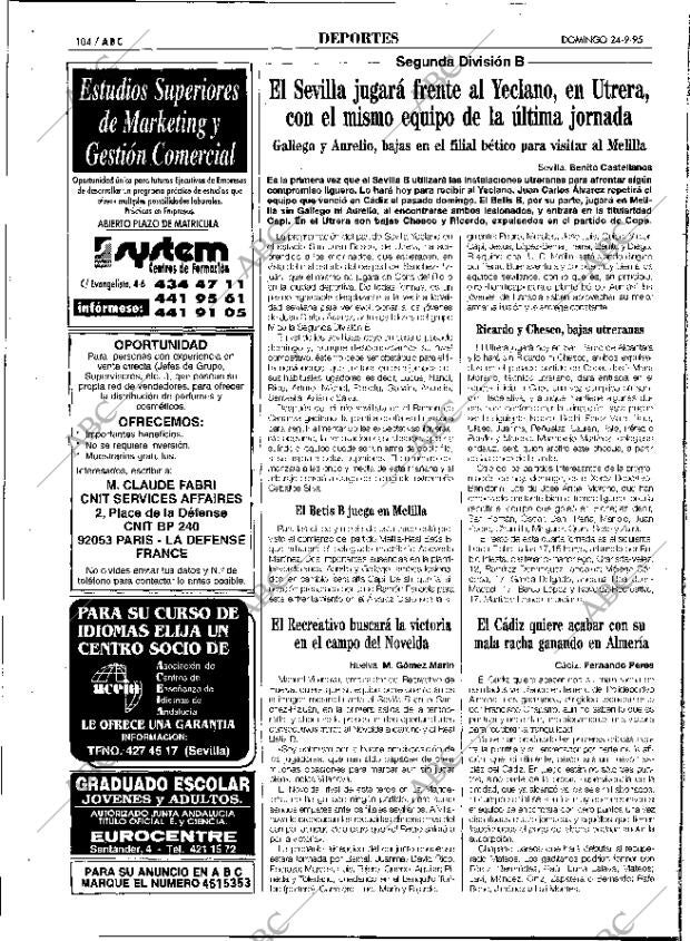 ABC SEVILLA 24-09-1995 página 104