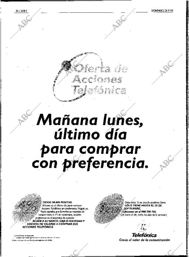 ABC SEVILLA 24-09-1995 página 20