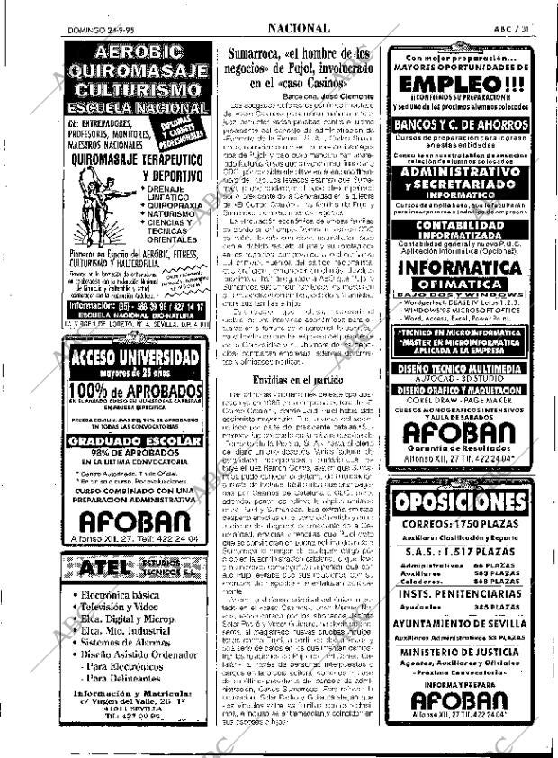 ABC SEVILLA 24-09-1995 página 31
