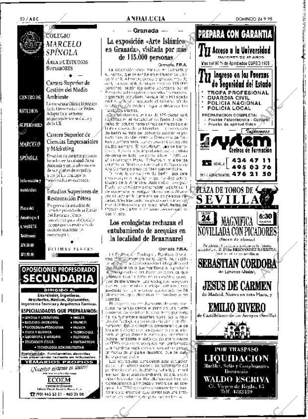 ABC SEVILLA 24-09-1995 página 50