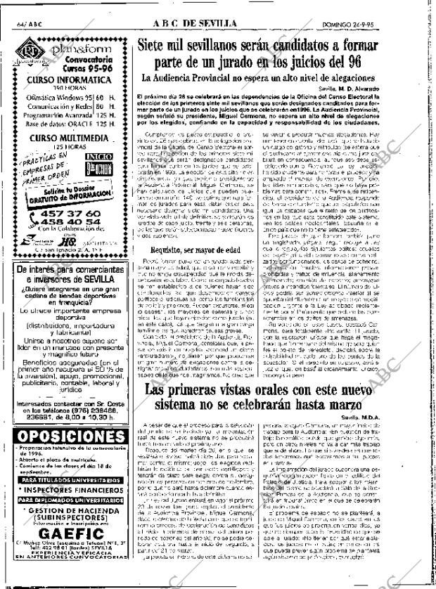 ABC SEVILLA 24-09-1995 página 64