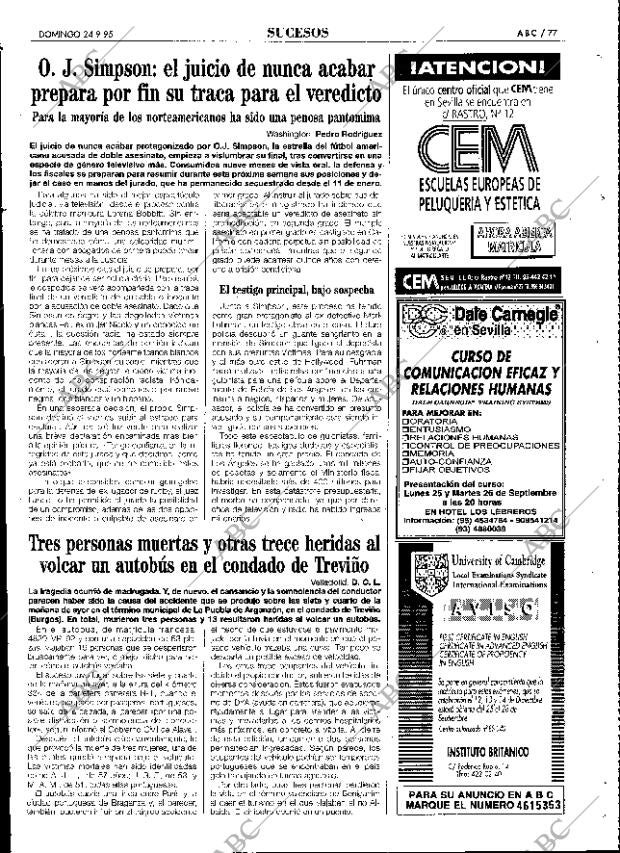 ABC SEVILLA 24-09-1995 página 77