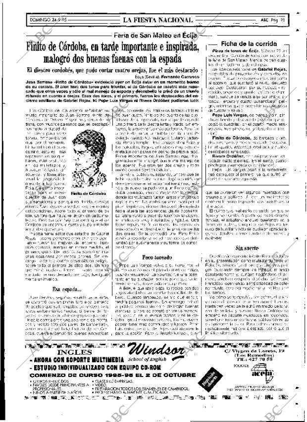 ABC SEVILLA 24-09-1995 página 91