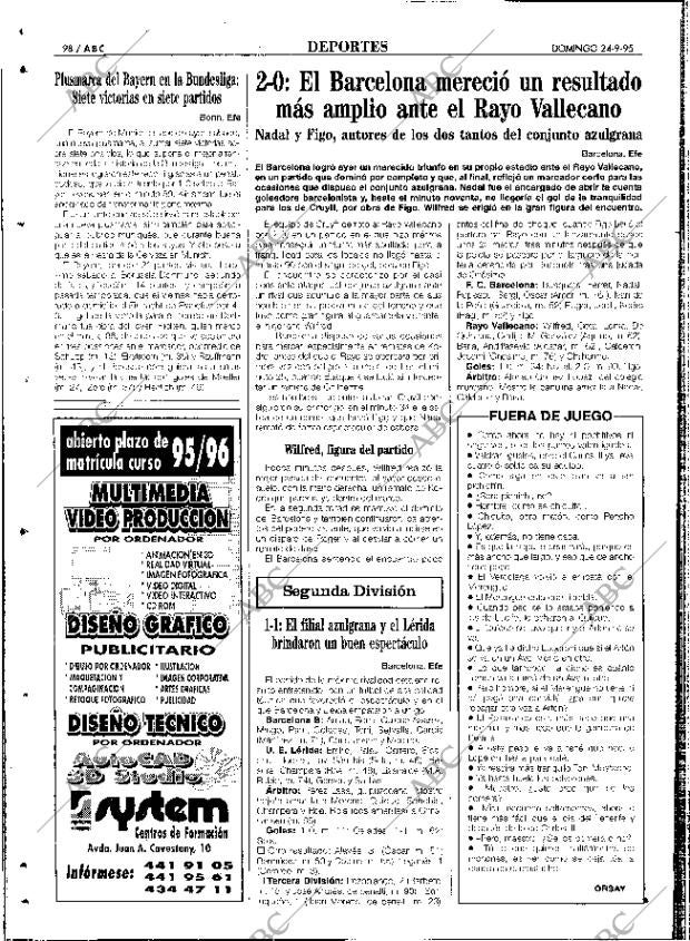 ABC SEVILLA 24-09-1995 página 98