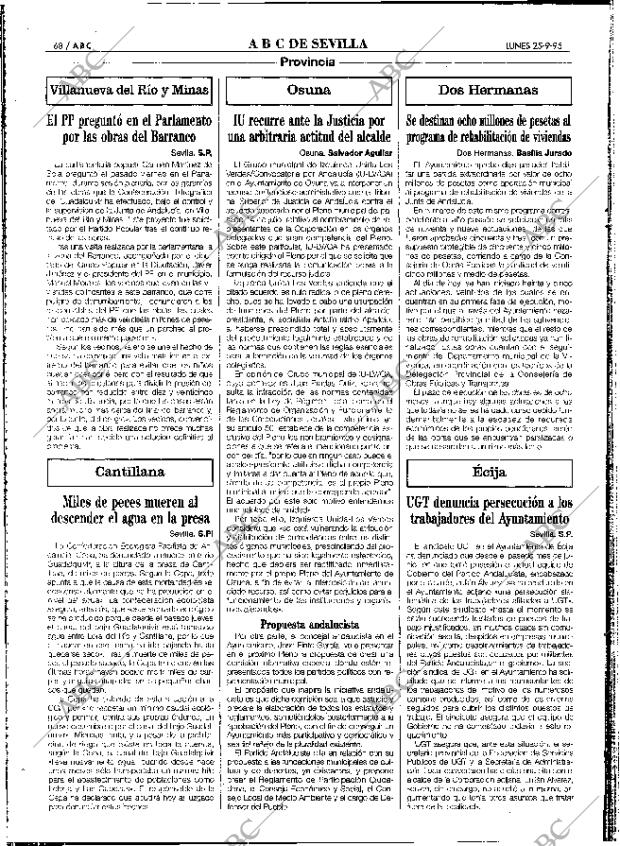 ABC SEVILLA 25-09-1995 página 68