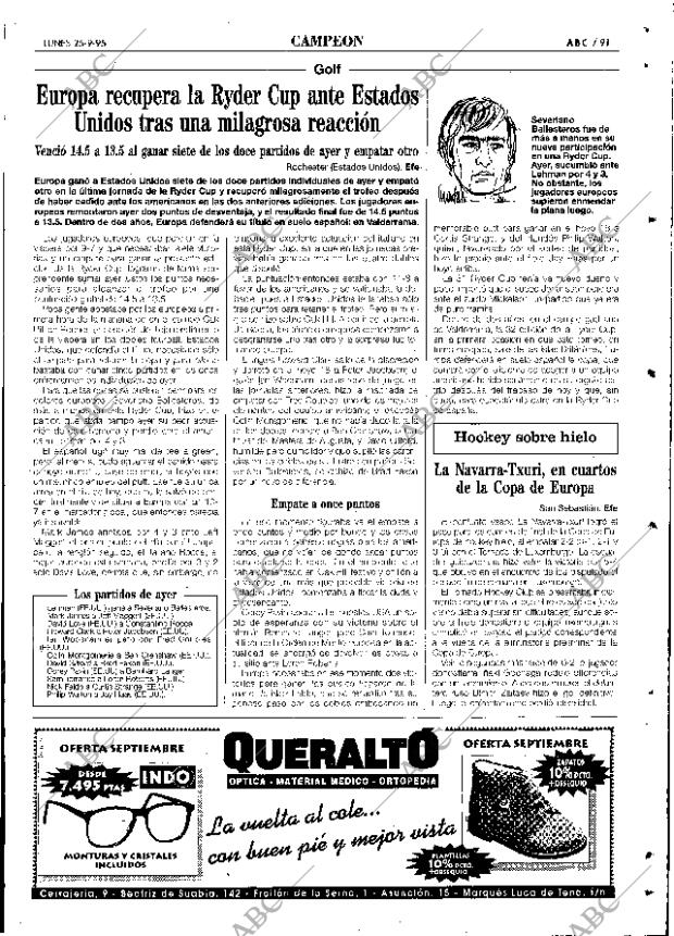 ABC SEVILLA 25-09-1995 página 91
