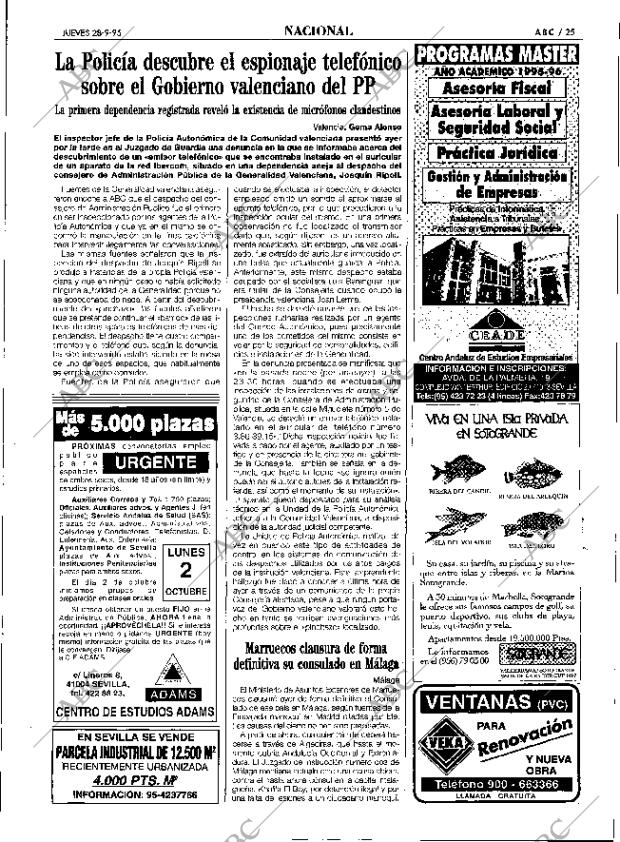 ABC SEVILLA 28-09-1995 página 25