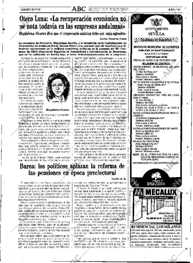 ABC SEVILLA 30-09-1995 página 65