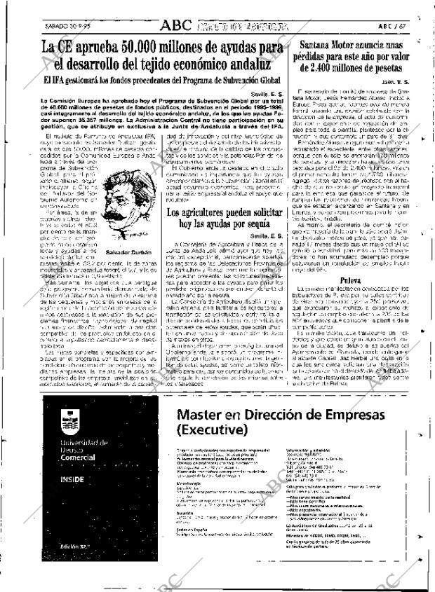 ABC SEVILLA 30-09-1995 página 67