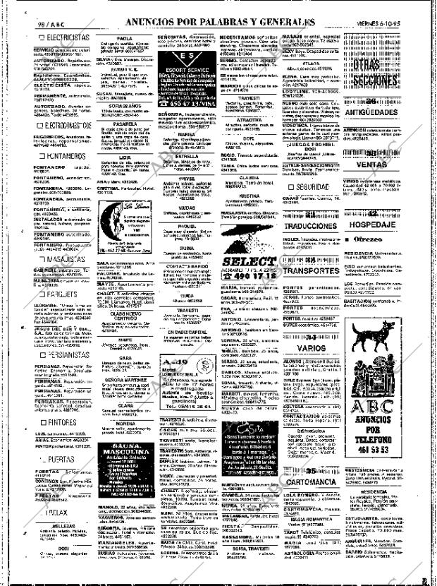 ABC SEVILLA 06-10-1995 página 98