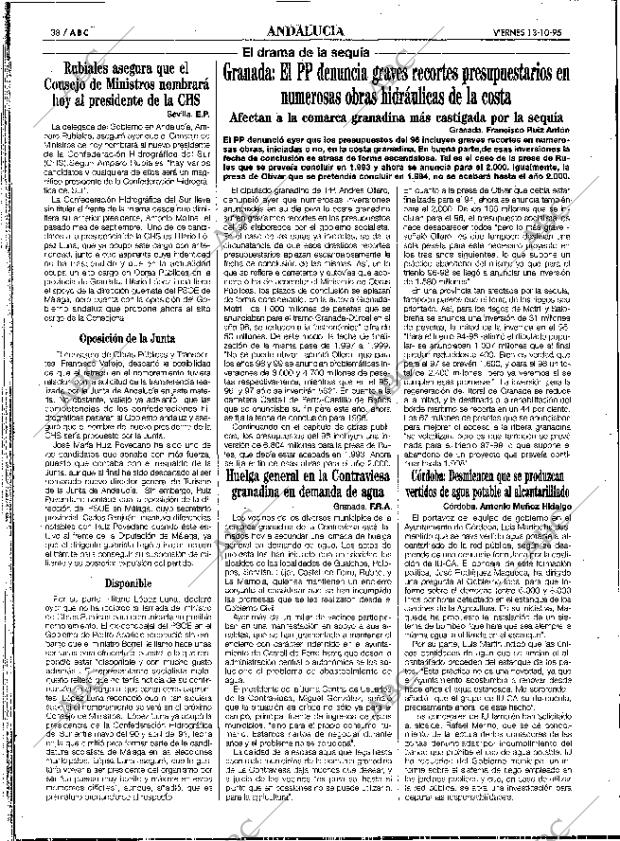 ABC SEVILLA 13-10-1995 página 38