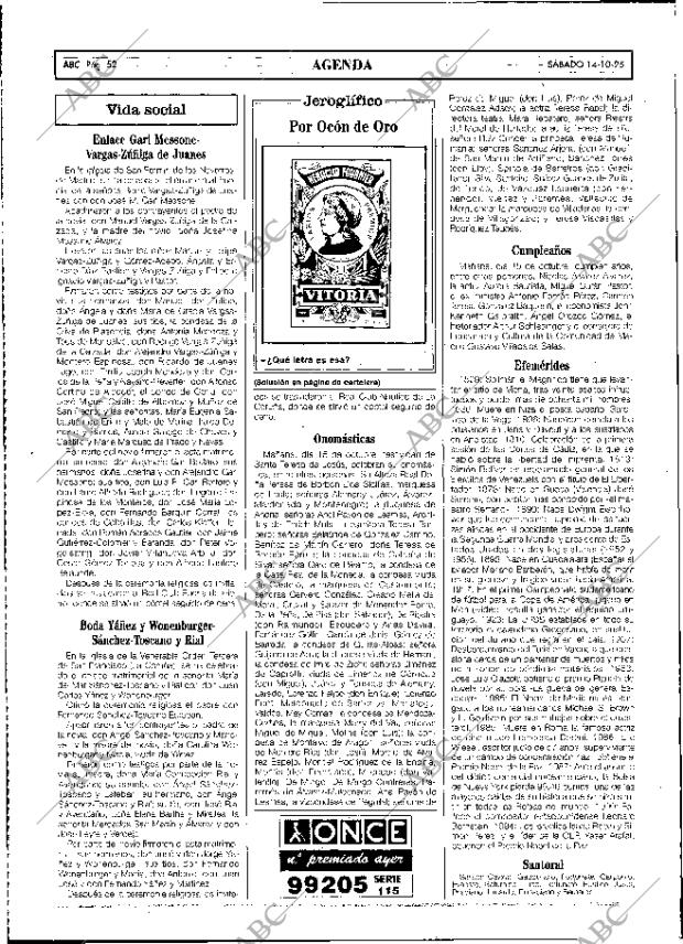 ABC MADRID 14-10-1995 página 52