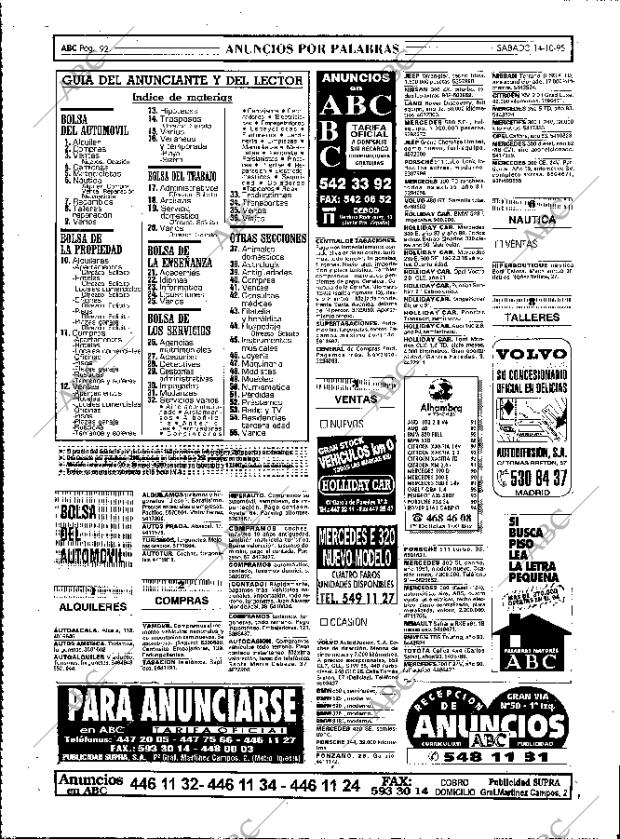 ABC MADRID 14-10-1995 página 92