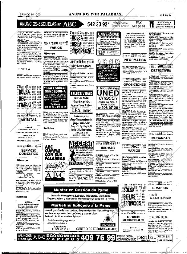 ABC MADRID 14-10-1995 página 97