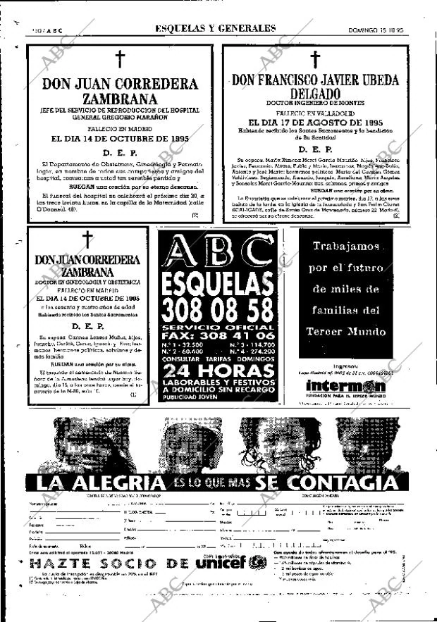 ABC MADRID 15-10-1995 página 110