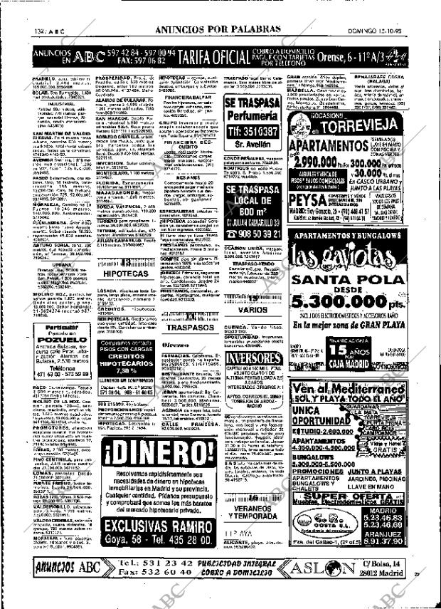 ABC MADRID 15-10-1995 página 132