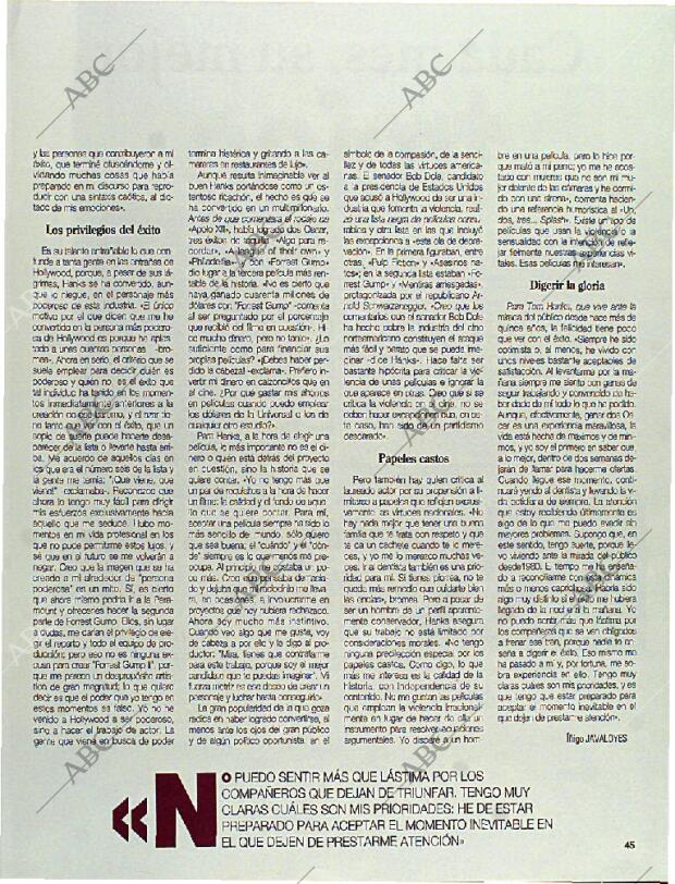 BLANCO Y NEGRO MADRID 15-10-1995 página 45