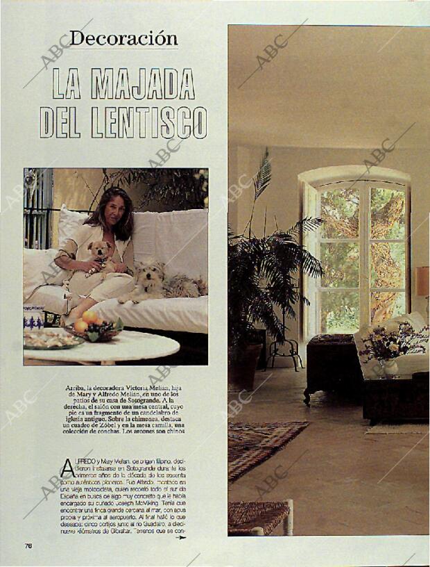 BLANCO Y NEGRO MADRID 15-10-1995 página 76